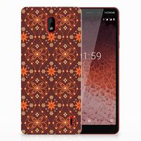 Nokia 1 Plus TPU bumper Batik Brown