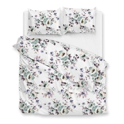 Dekbedovertrek Katoen Flanel - Celia - Tweepersoons (200x200 Cm) - Meerkleurig Flanel - Bloemen - Zo!Home - Dekbed-Discounter.nl