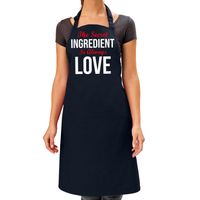 The secret ingredient cadeau katoenen schort navy dames