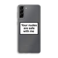 Safe with me: Samsung Galaxy S21 Plus Transparant Hoesje