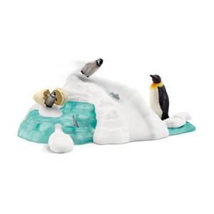 Schleich Wild Life - Pinguïnfamiliepret speelfiguur 42661