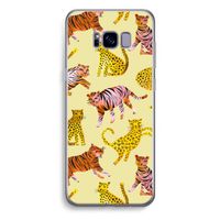 Cute Tigers and Leopards: Samsung Galaxy S8 Plus Transparant Hoesje