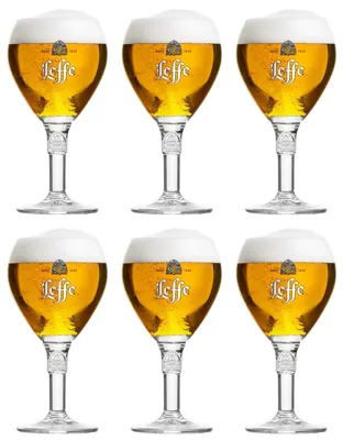 Leffe Bierglazen 250 ml - 6 Stuks