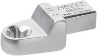 HAZET Insteekringsleutel 6609C-E11 · 9 x 12 mm insteekvierkant massief · Buiten-TORX®-profiel · SW E11