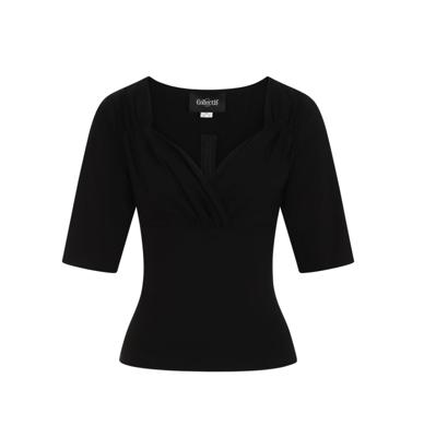 Collectif Trixie Top Black-XXXL