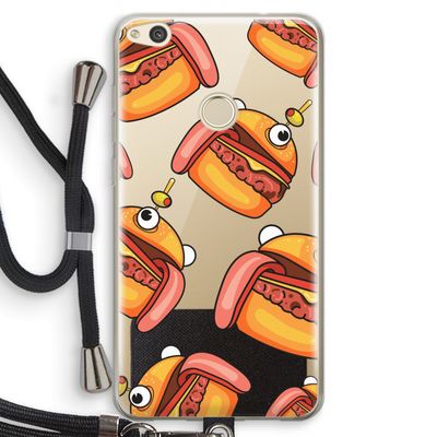 Hamburger: Huawei Ascend P8 Lite (2017) Transparant Hoesje met koord