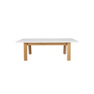 Tenzo salontafel Profil - wit/eiken - 38x120x60 cm