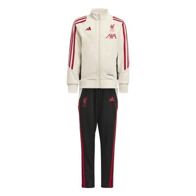adidas Liverpool Trainingspak Full-Zip 2025-2026 Peuters/Kleuters Wit Zwart Rood