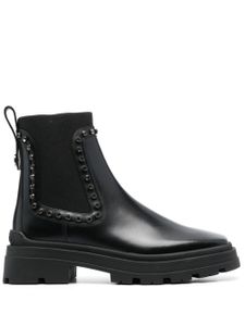 Jimmy Choo bottines en cuir Veronique à ornements en cristal - Noir