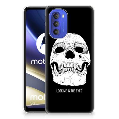 Silicone Back Case Motorola Moto G51 5G Skull Eyes Silicone Back Case Motorola Moto G51 5G Skull Eyes