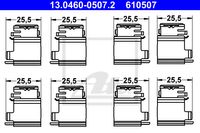 Accessoireset, schijfremblok ATE, u.a. für Opel, Renault, Nissan, Vauxhall, Mercedes-Benz