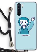 Zwaai: Oppo A91 Transparant Hoesje met koord