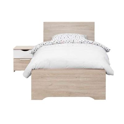 Leen Bakker - Bed Tempo - Eikenkleur - 90x200 Cm - Spaanplaat - Bruin