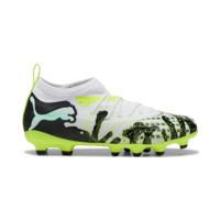 PUMA Future 9 Match Creativity Gras / Kunstgras Voetbalschoenen (MG) Kids Wit Groen Zwart
