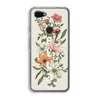 Hello bloemen: Google Pixel 3a Transparant Hoesje