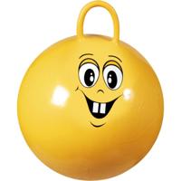 Speelgoed Skippybal - geel - 50 cm - met gezicht - buitenspeelgoed Speelgoed Skippybal - geel - 50 cm - met gezicht - buitenspeelgoed