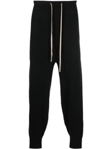 Rick Owens pantalon de jogging à lien de resserrage - Noir