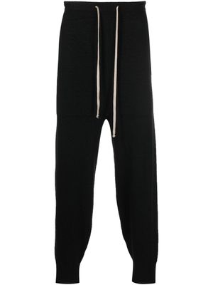 Rick Owens pantalon de jogging à lien de resserrage - Noir