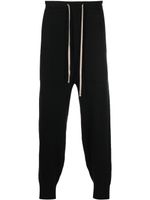 Rick Owens pantalon de jogging à lien de resserrage - Noir