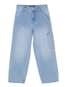 Molo jean droit Archer à taille mi-haute - Bleu