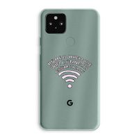 Home Is Where The Wifi Is: Google Pixel 5a 5G Transparant Hoesje