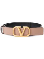 Valentino Garavani ceinture VLogo Signature 30mm à design réversible - Tons neutres