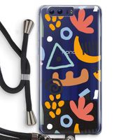 Abstract: Honor 9 Transparant Hoesje met koord