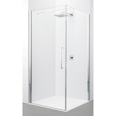 Novellini Young 2.0 G draaideur 79/81x200cm voor FG zijwand matchroom profiel helder glas y2g79-1b