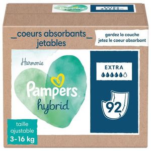 PAMPERS Hybride wasbare luiers Absorberende harten Wegwerp x92