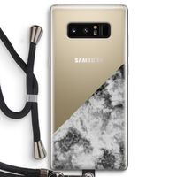 Onweer: Samsung Galaxy Note 8 Transparant Hoesje met koord