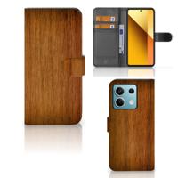 Xiaomi Redmi Note 13 5G | Book Style Case | Donker Hout