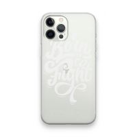 Born to Fight: iPhone 12 Pro Max Transparant Hoesje