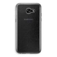 Geometrische lijnen zwart: Samsung Galaxy A5 (2017) Transparant Hoesje