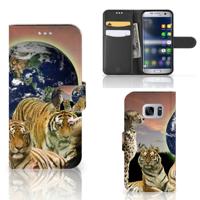 Samsung Galaxy S7 | Telefoonhoesje | Met pasjeshouder | Roofdieren