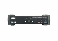 Aten 2-poorts USB 3.0 4K DisplayPort MST KVMP™-schakelaar (kabel meegeleverd) - thumbnail