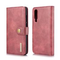 Dg. MING Crazy Horse textuur Flip afneembare magnetische lederen case voor Huawei P30 met houder & kaartsleuven & portemonnee (rood)