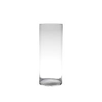 Hakbijl Glass bloemenvaas cylinder model - glas - H50 x D19 cm