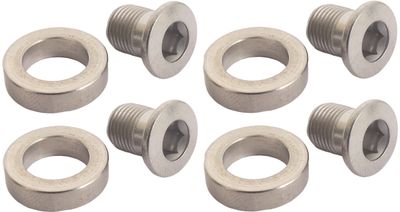 Shimano geleideplaat binnen & spacer 4 stuks fc-4703