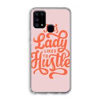 Hustle Lady: Samsung Galaxy M31 Transparant Hoesje