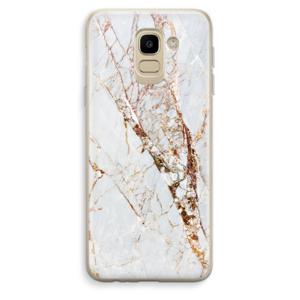 Goud marmer: Samsung Galaxy J6 (2018) Transparant Hoesje