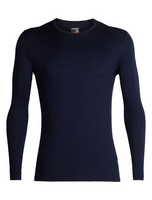Icebreaker Oasis LS Crewe Thermoshirt Heren Midnight Navy L