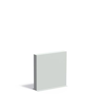Polyester muur 100x15x100cm.