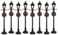 Lemax gas lantern street lamp s/8 verlichte straatlantaarn 2006