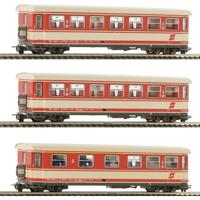 Roco 6240004 H0e set van 3 personenrijtuigen van de ÖBB