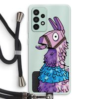 Lama: Samsung Galaxy A52s 5G Transparant Hoesje met koord