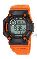 Horlogeband Calypso K5694-4 Kunststof/Plastic Oranje 18mm - thumbnail