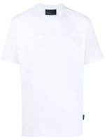 Philipp Plein t-shirt à logo brodé - Blanc - thumbnail