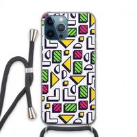 8-bit N°4: iPhone 13 Pro Max Transparant Hoesje met koord 8-bit N°4: iPhone 13 Pro Max Transparant Hoesje met koord