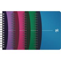 Oxford Office Urban Mix notitieboekje, 180 bladzijden, ft 9 x 14 cm, geruit 5 mm, geassorteerde kleuren