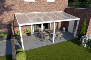 Tijdelijk 15% korting | Verasol Greenline aluminium veranda 600x400 cm polycarbonaatdak Aluminium Verasol